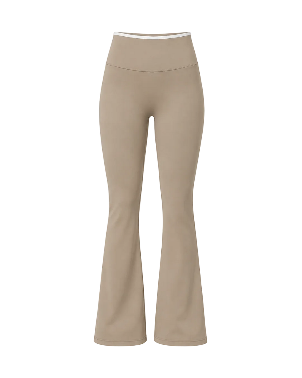 Outline flare leggings | Cream