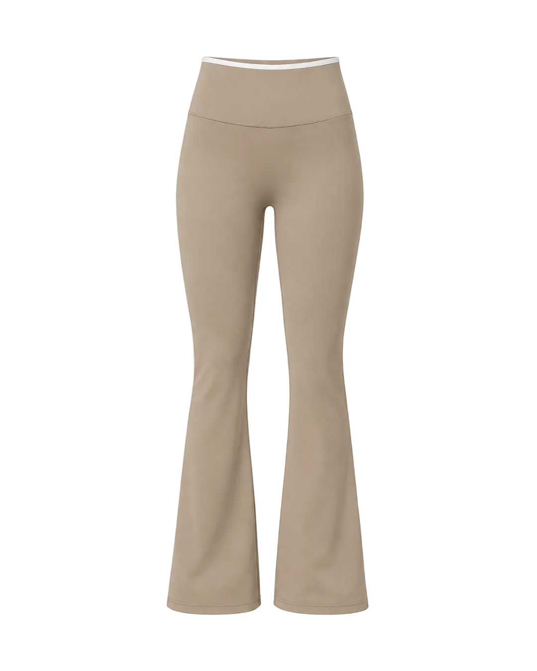 Outline flare leggings | Cream