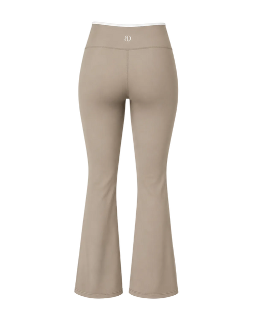 Outline flare leggings | Cream