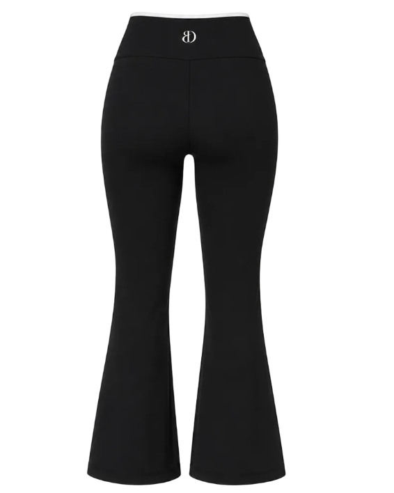Outline flare leggings | Black