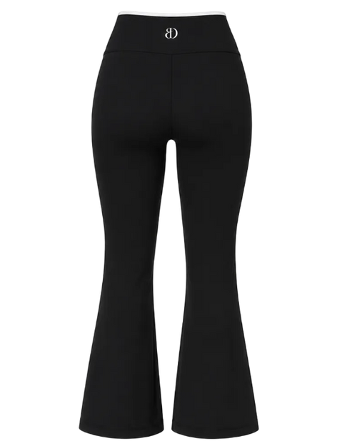 Outline flare leggings | Black
