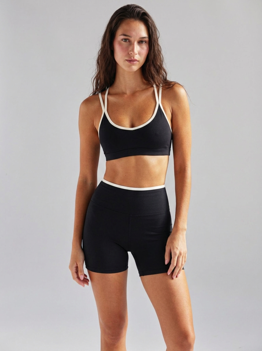 Outline crop | Black